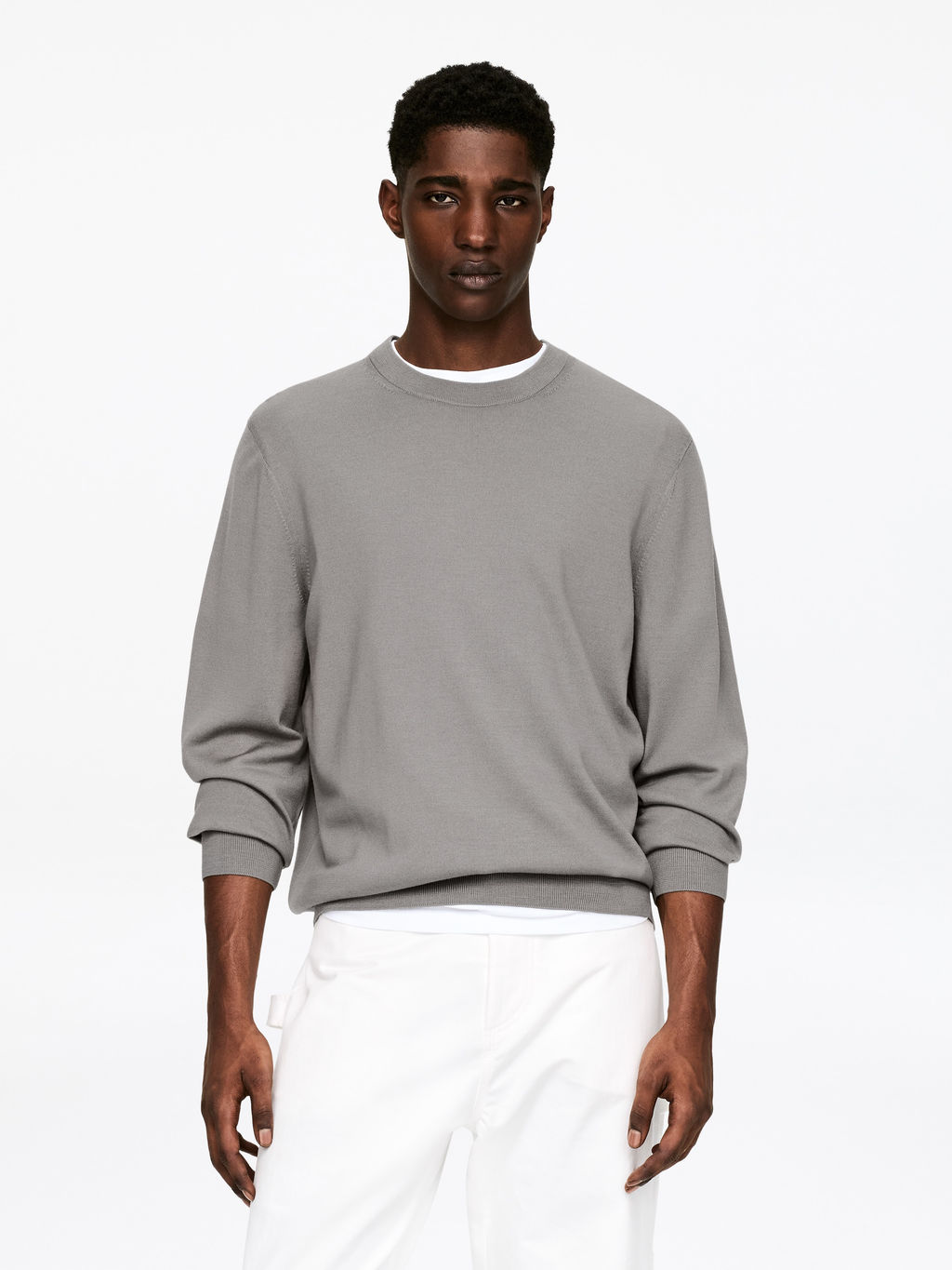 Jersey de punto fino en lana merino - H&m фото 5