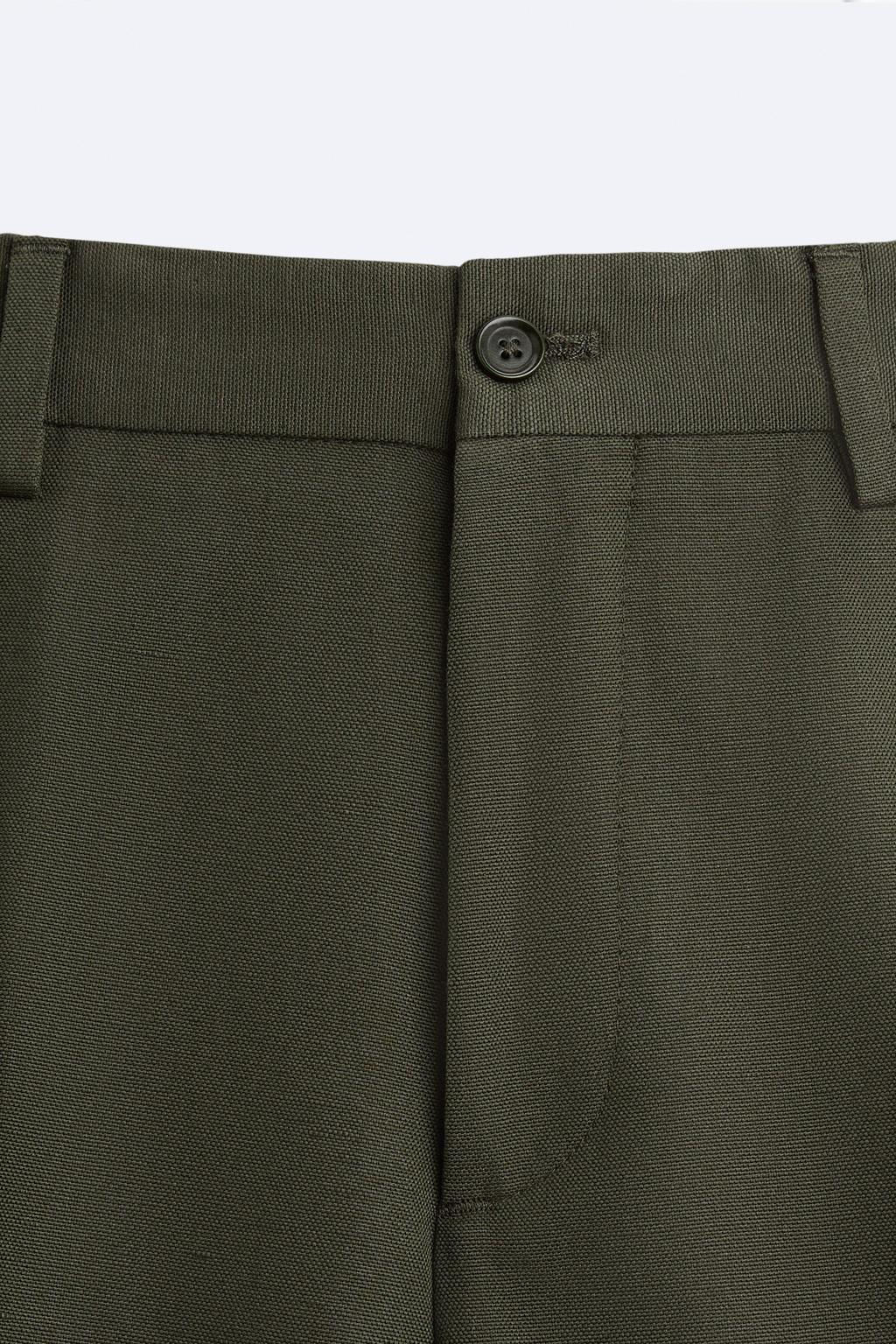 PAMUKLU KETEN KLASIK PANTOLON - Zara фото 7