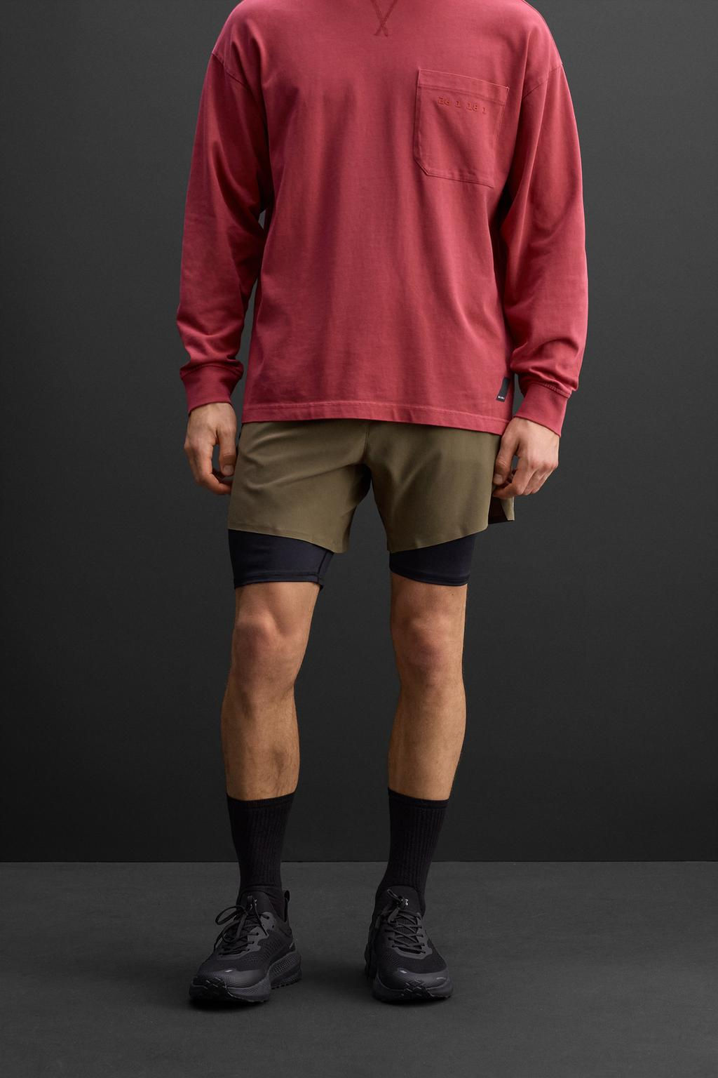 2-IN-1 TRAINING SHORTS - Zara фото 4