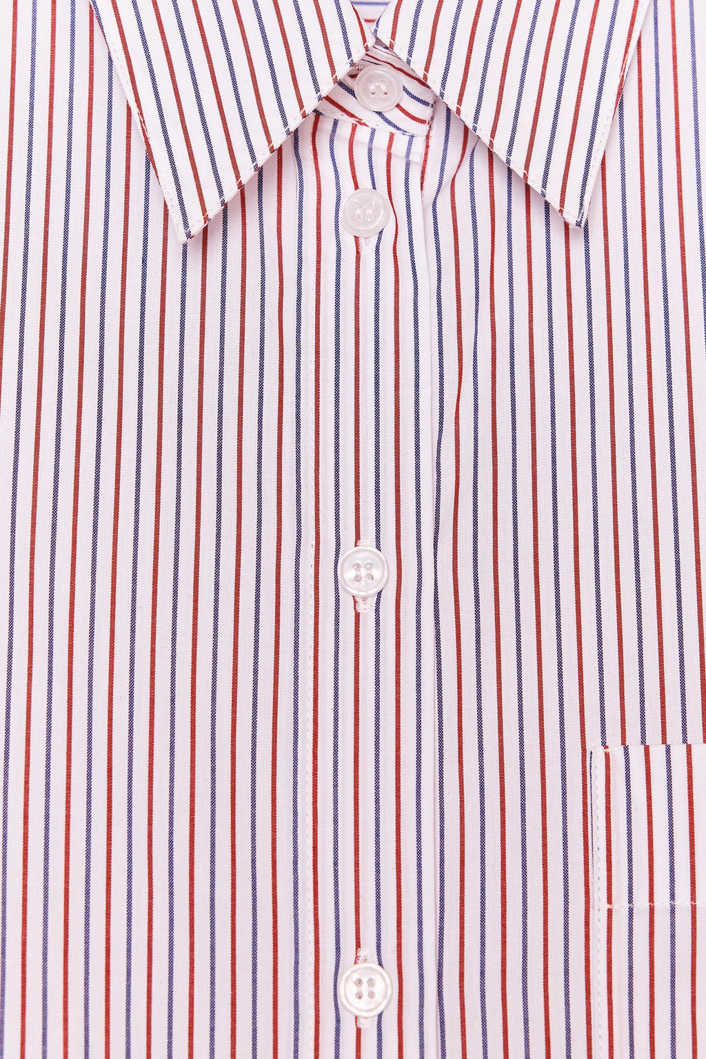 ZW COLLECTION STRIPED POPLIN SHIRT - Zara фото 16