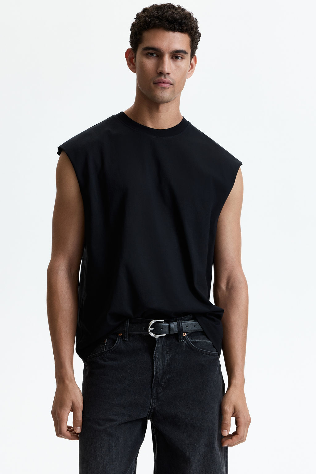 Camiseta sin mangas en algod?n Relaxed Fit - H&m фото 6