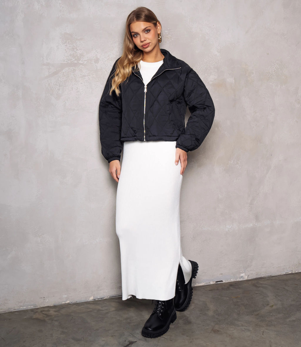 Куртка #КТ730, чёрный