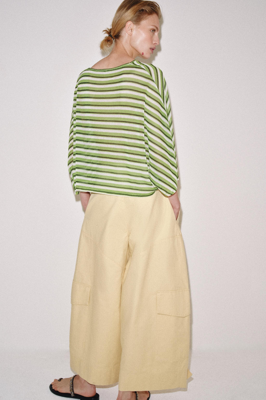 CAMISETA CAPA R?STICA RAYAS / Raya verde