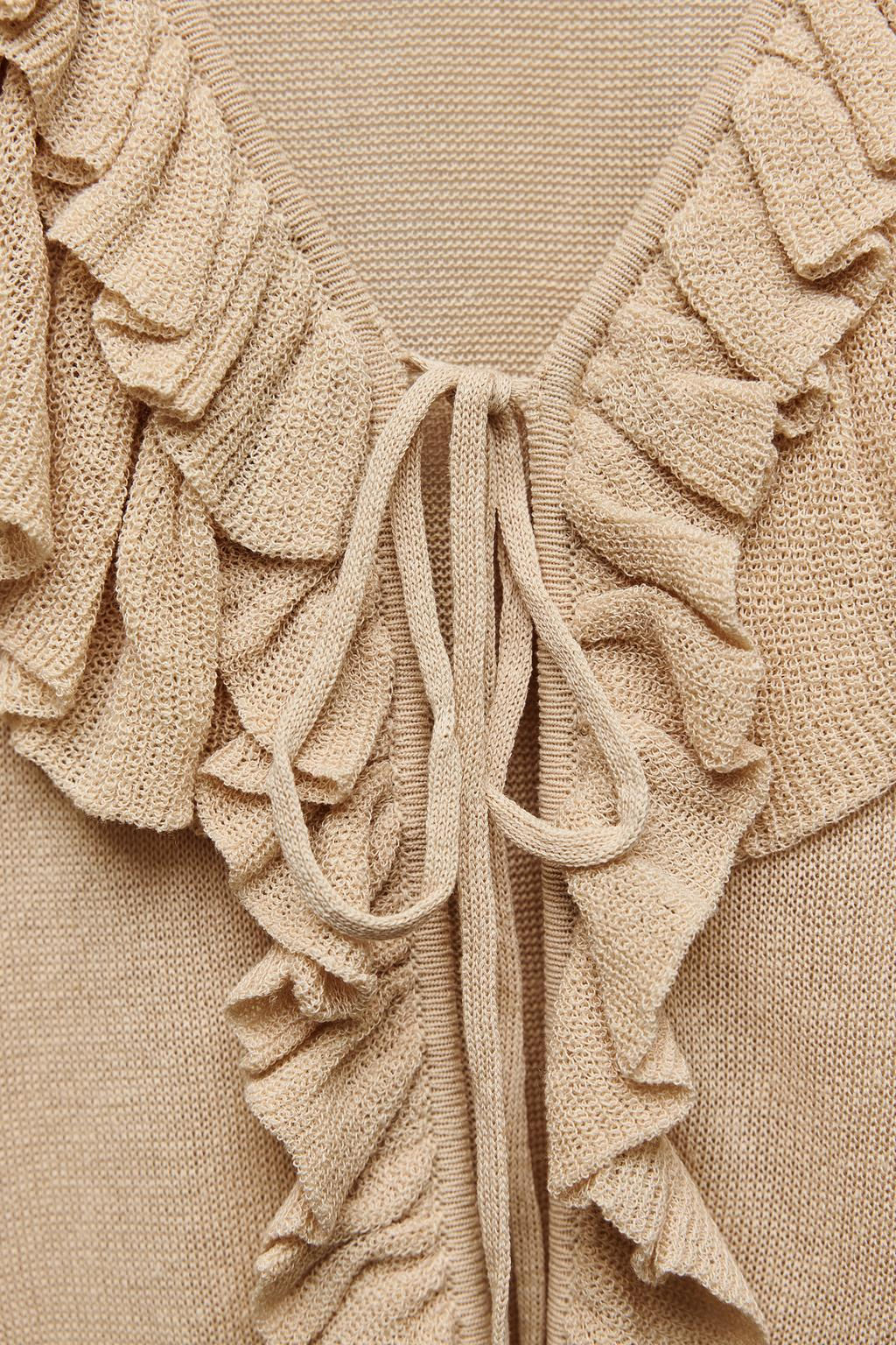 RUFFLED KNIT TOP - Zara фото 3
