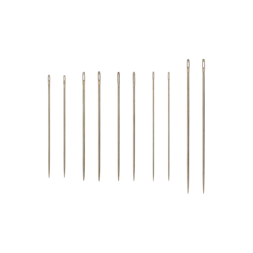 Иглы для шитья ручные Gamma NIR-35 набор № 1 для ручного шитья 10 шт. в конверте