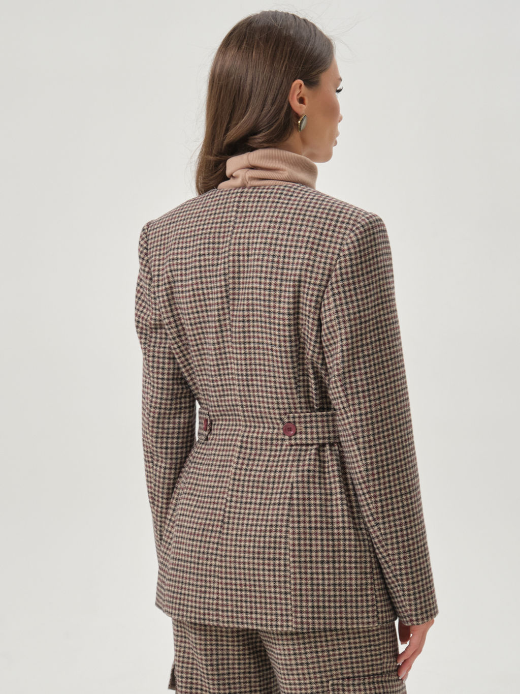 Жакет в мелкую клетку - Marchello marchellini фото 5