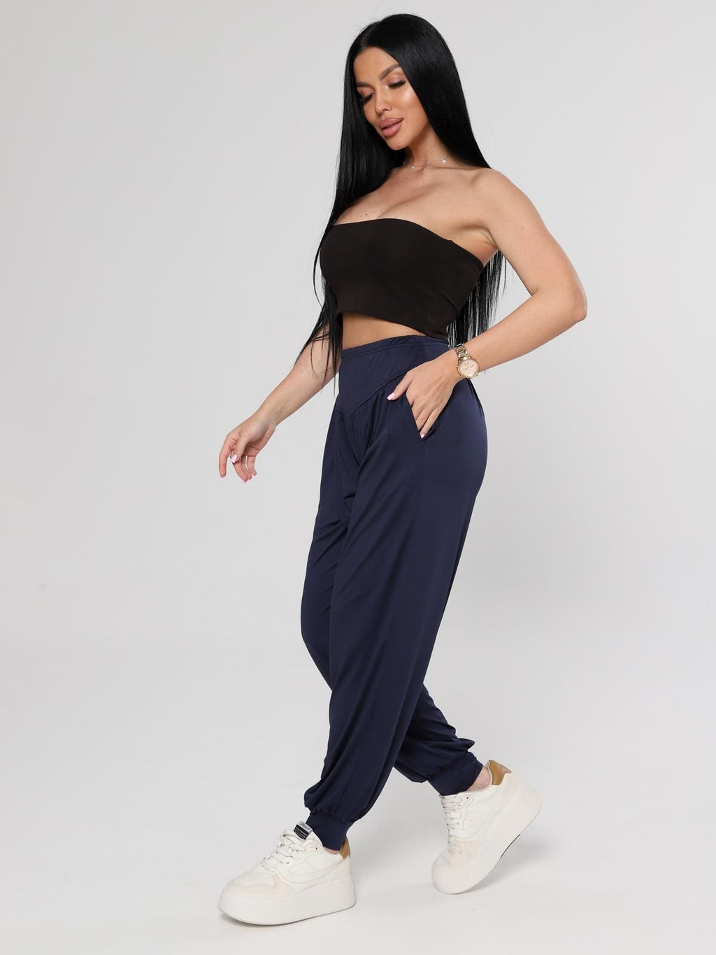 IV-CAPRIZ Лердес - брюки из ткани масло  фото 13