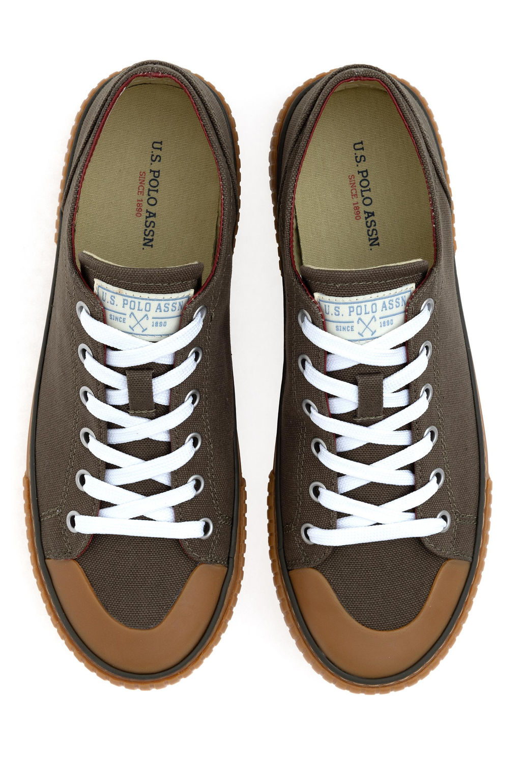 Erkek Haki Ayakkab_ Sepette S_rpriz _ndirim - U.s. polo assn фото 6
