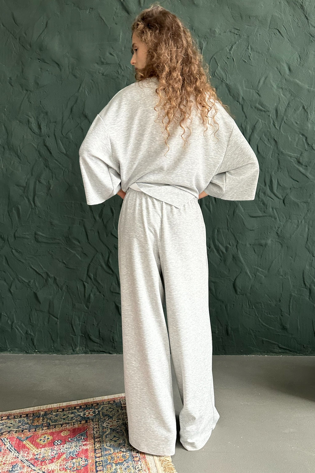 Брюки женские ASY107/01/Серый меланж