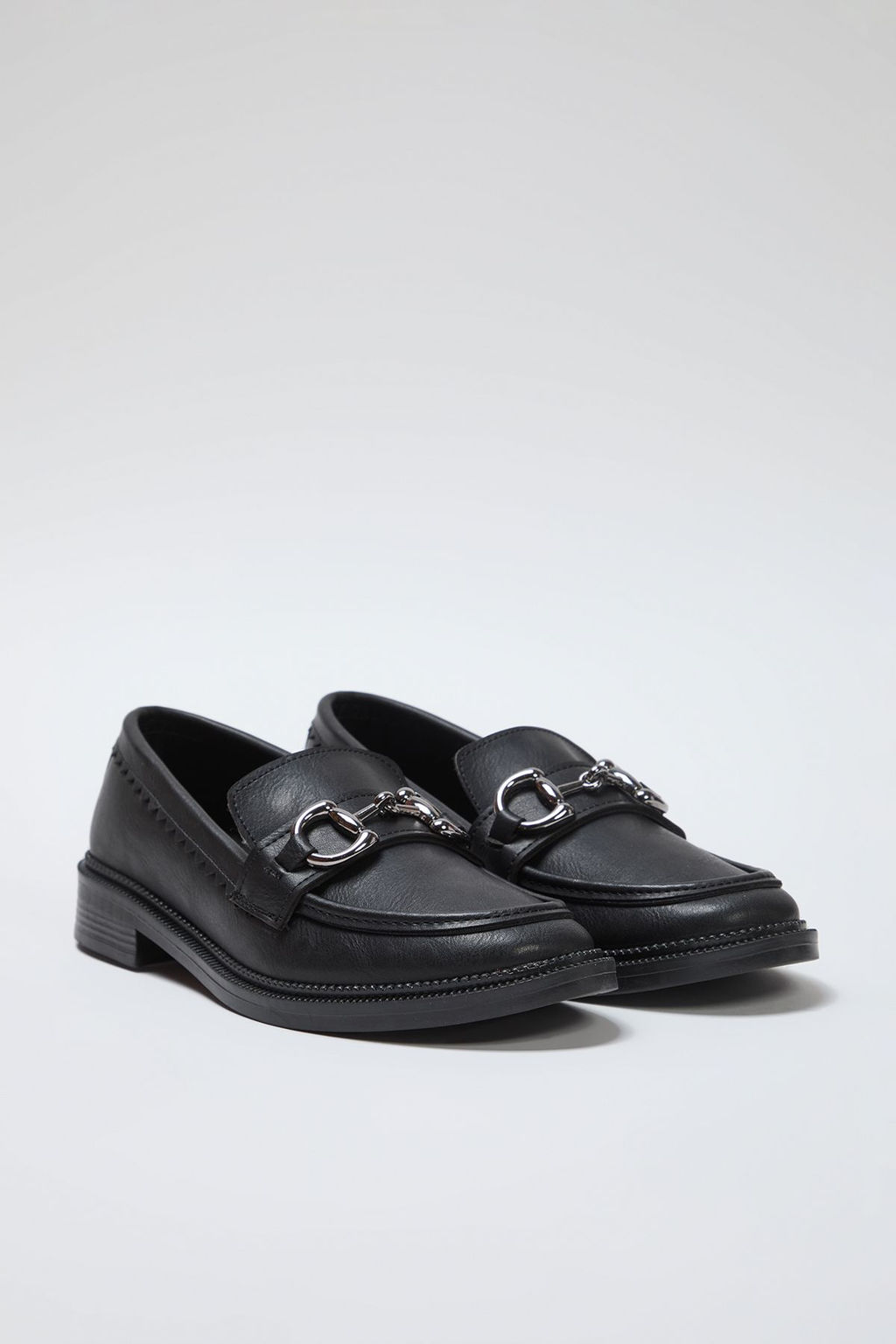 Trendyol Shoes Siyah Toka Detayl? Duz Kad?n Loafer Ayakkab? TAKSS25LA00002 - Trendyolmilla фото 8