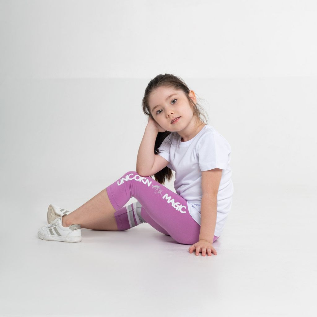 CRB wear/CWKG 70140-44 Бриджи для девочки, сиреневый/Ex.Cherubino фото 3