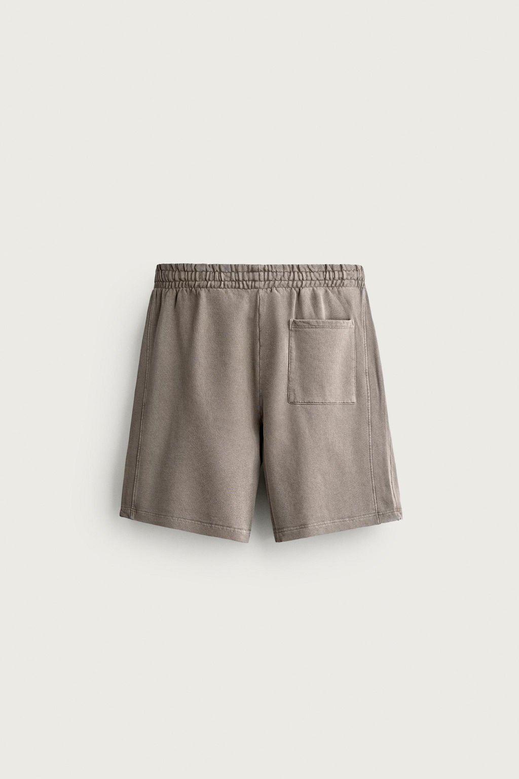 BERMUDA JOGGER B?SICA LAVADA / Gris - Zara фото 15