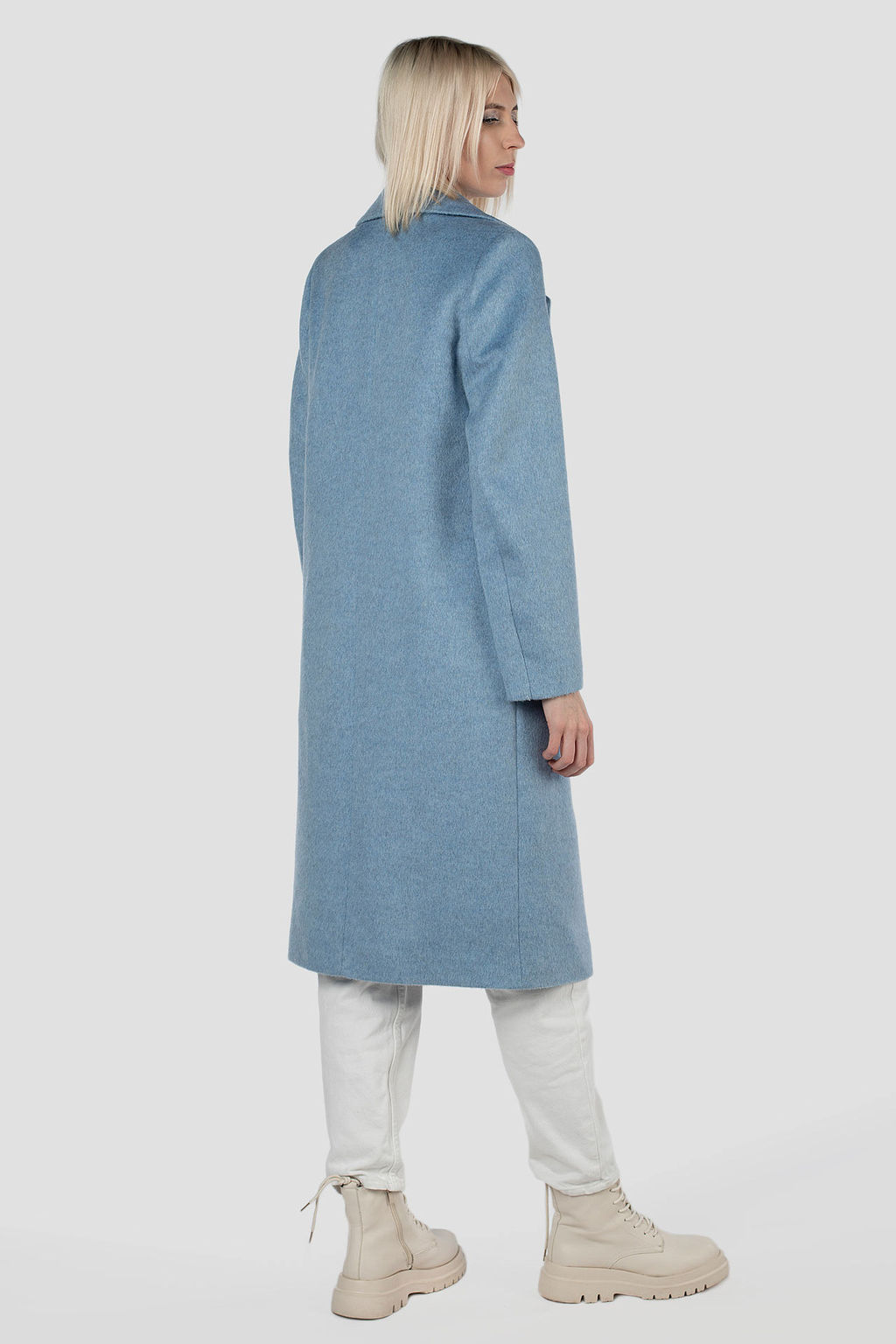 Пальто женское демисезонное (пояс) - El podio фото 5