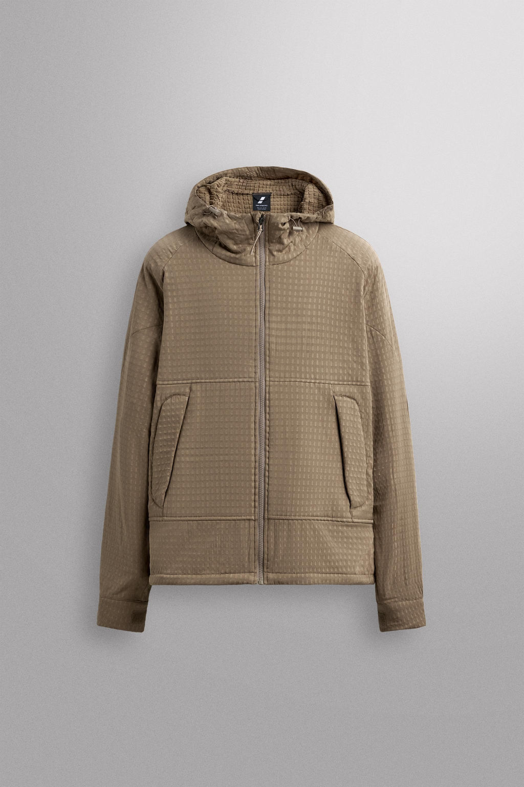 SUDADERA T?CNICA COMBINADO POLAR / Tostado - Zara фото 7