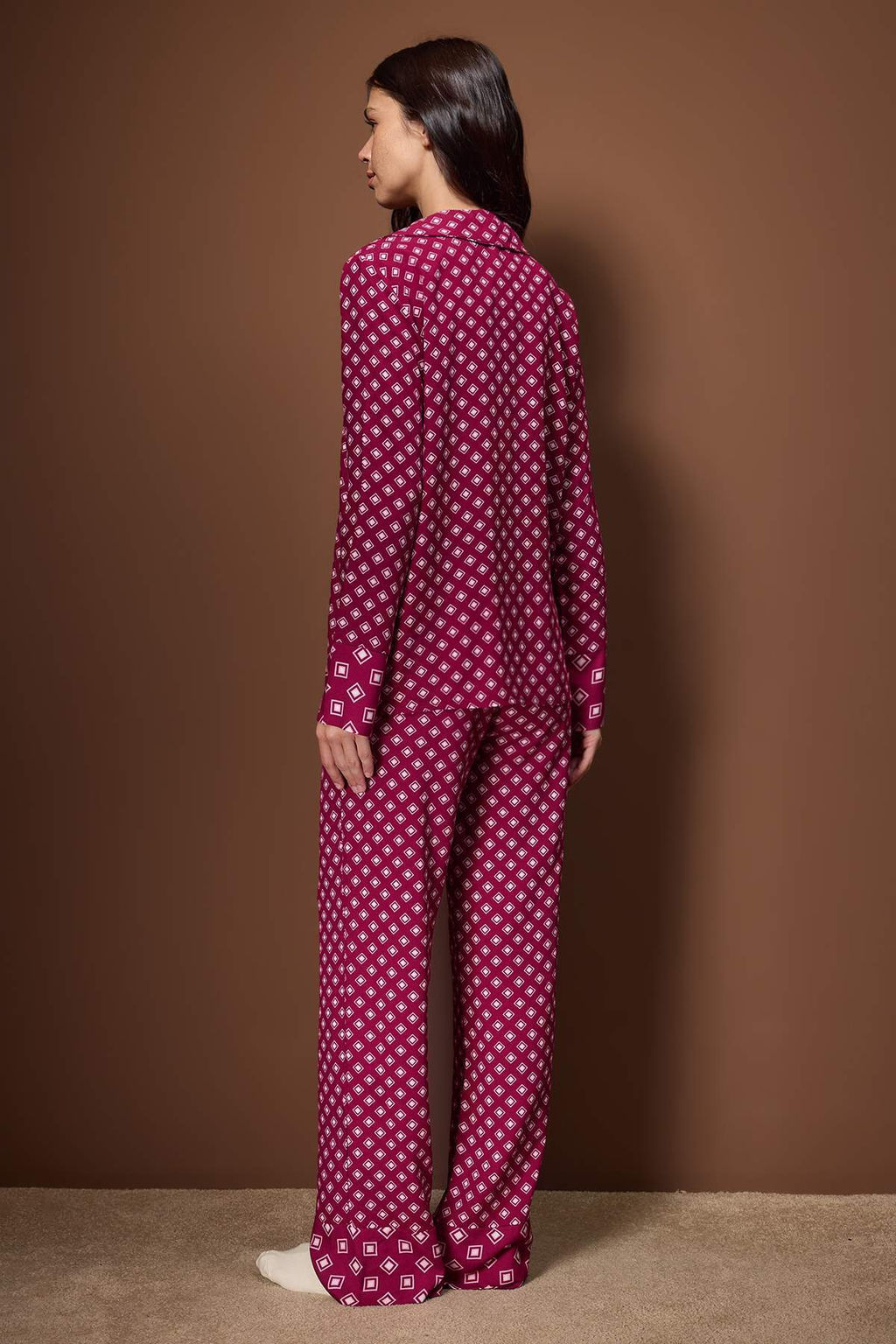 Murdum Etnik Shally Dokuma Pijama Tak?m? THMAW26PT00112 - Trendyolmilla фото 4