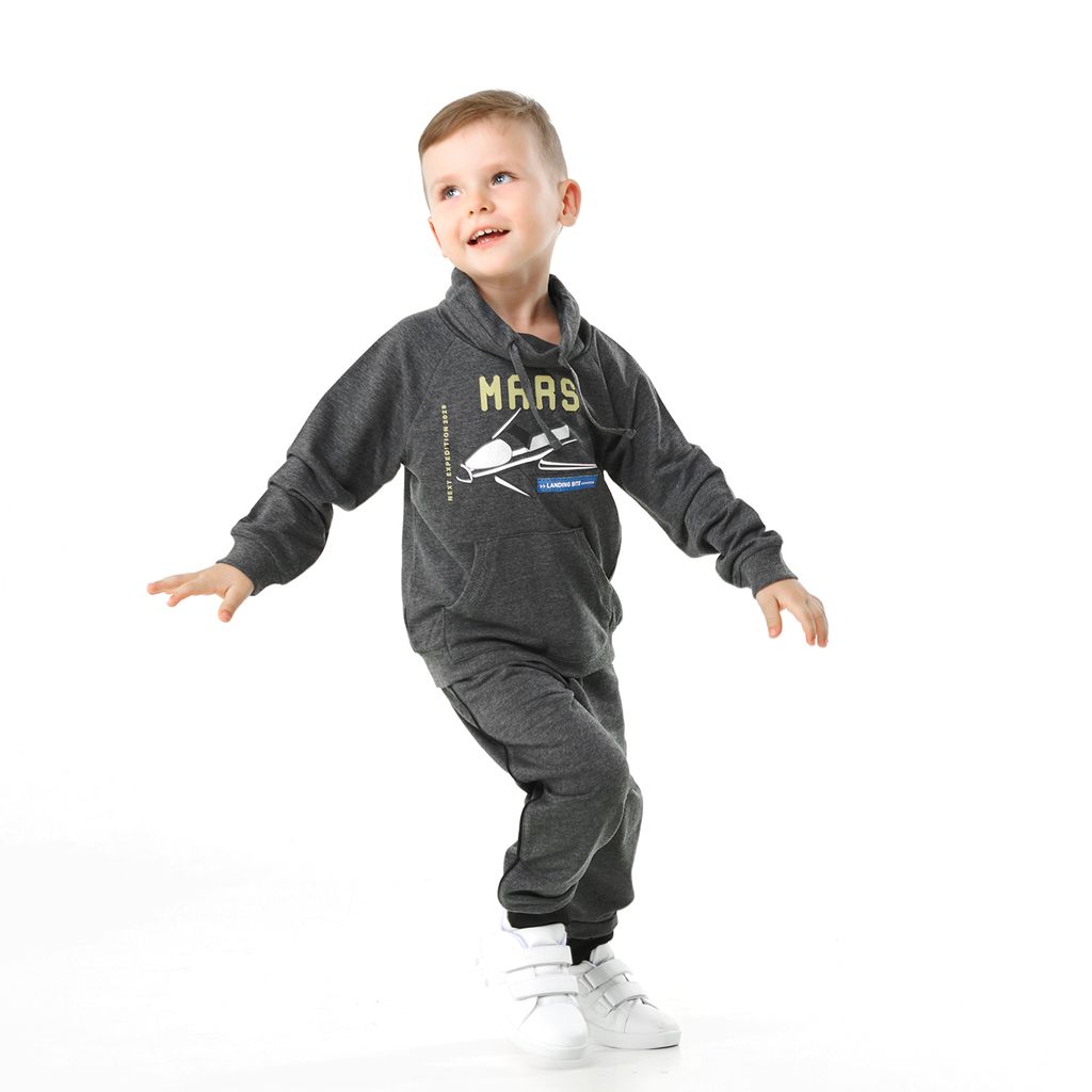 CRB wear/CWK 62526-1 Джемпер для мальчика, темно-серый меланж/Ex.Cherubino  фото 2