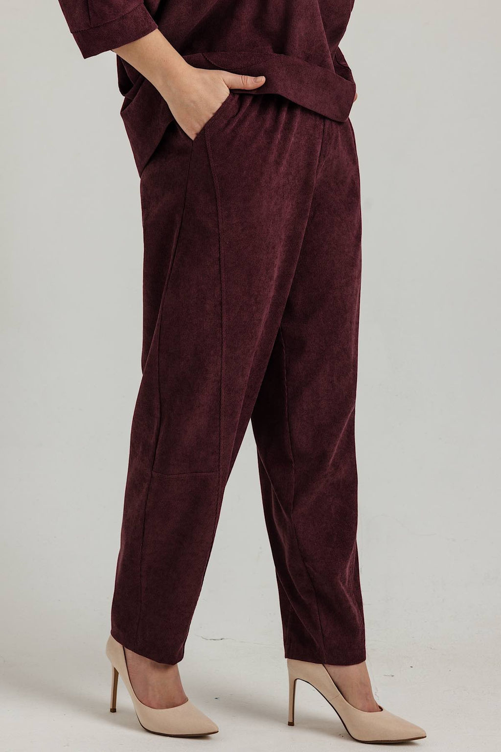 Брюки женские 207/06/Брусничный