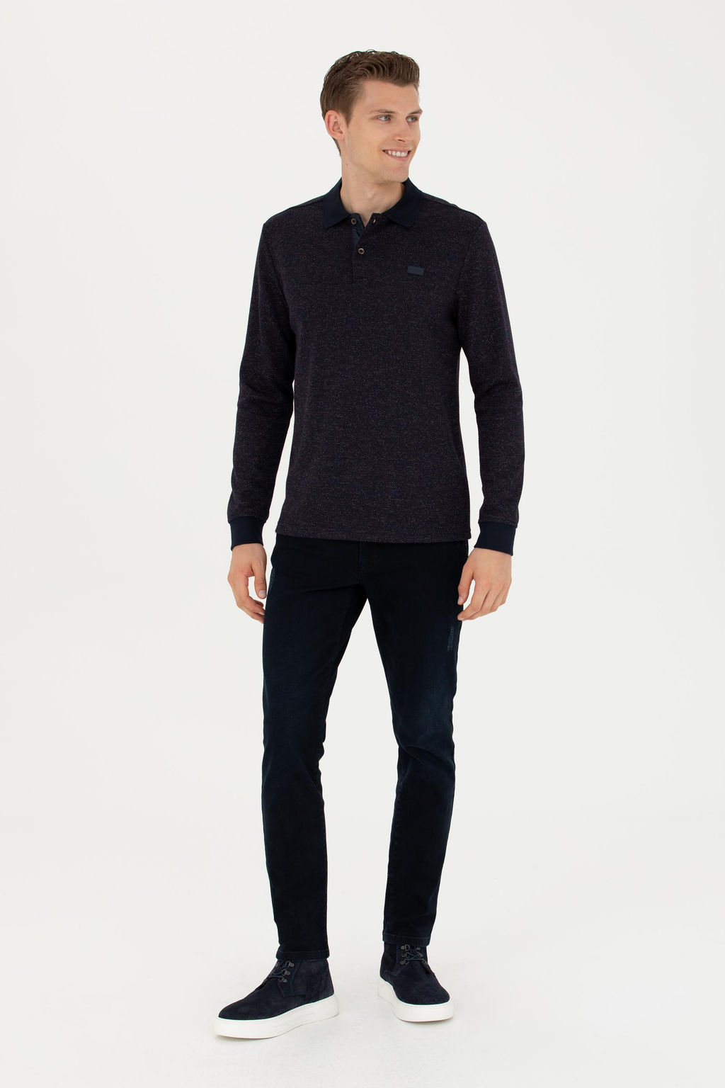 Мужской темно-синий свитшот - U.s. polo assn фото 18