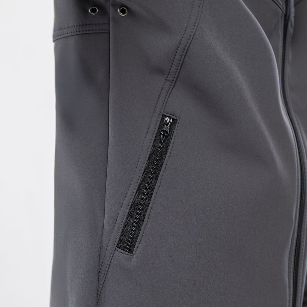 RODOS Куртка софтшелл для мальчика демисезон М-311д Тёмно-серый  фото 7