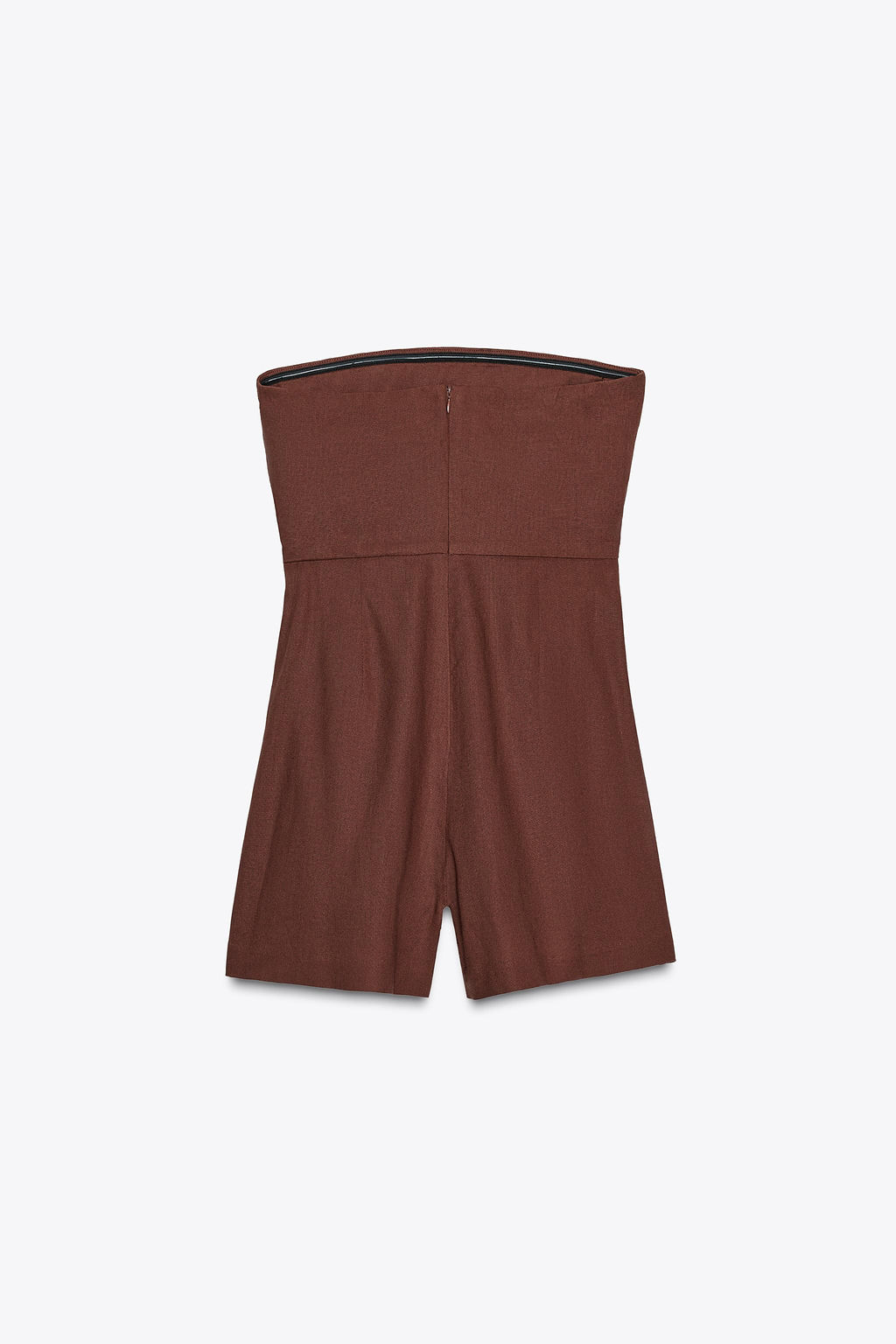 SHORT LINEN BLEND JUMPSUIT - Zara фото 13