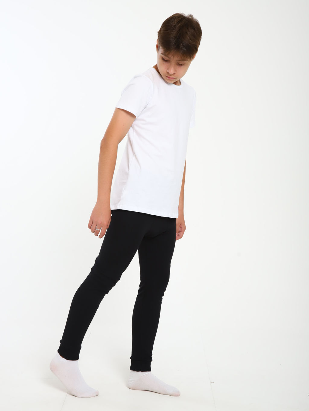 Ладошки / Кальсоны С начесом черные  фото 2