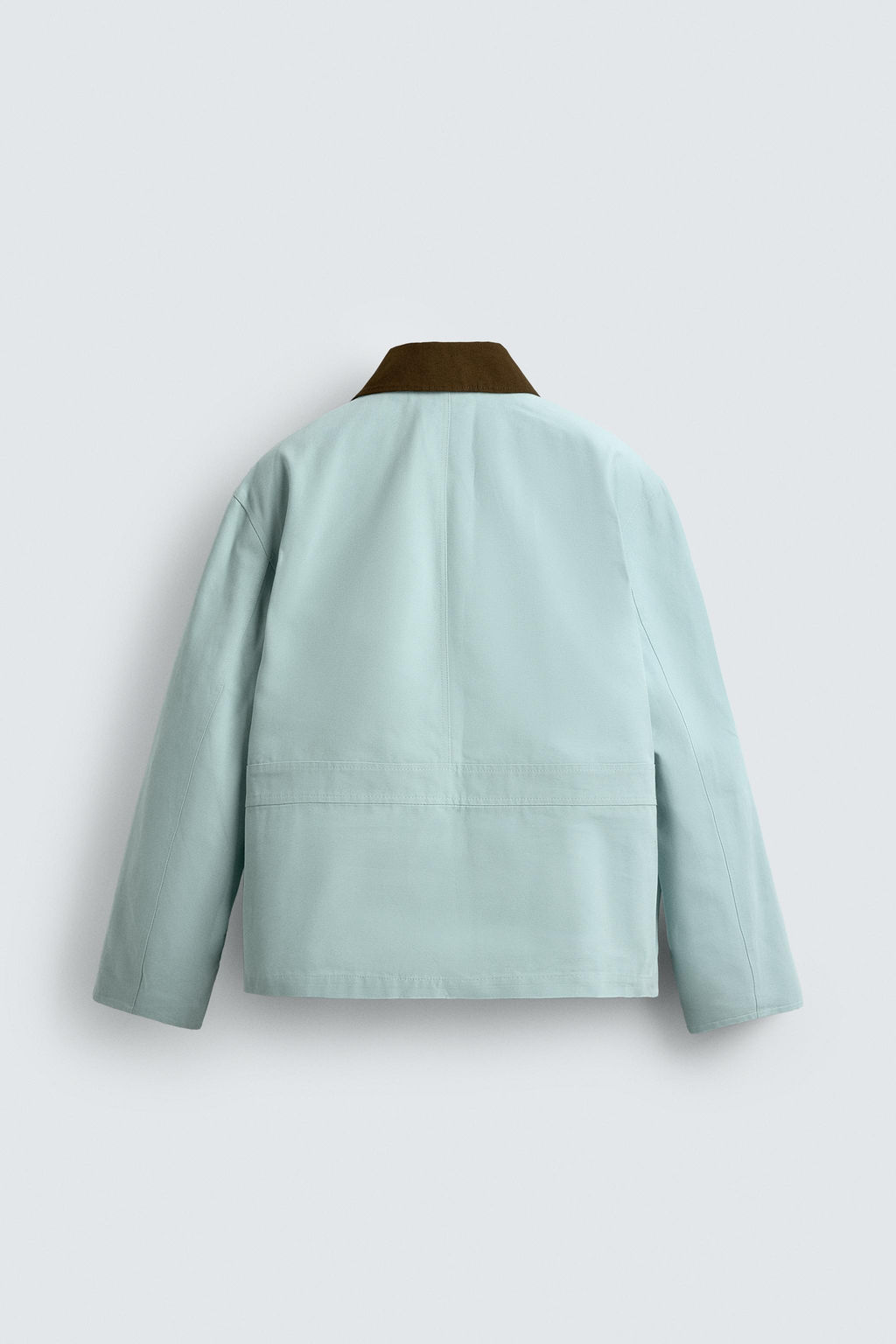 CONTRAST COLLAR JACKET