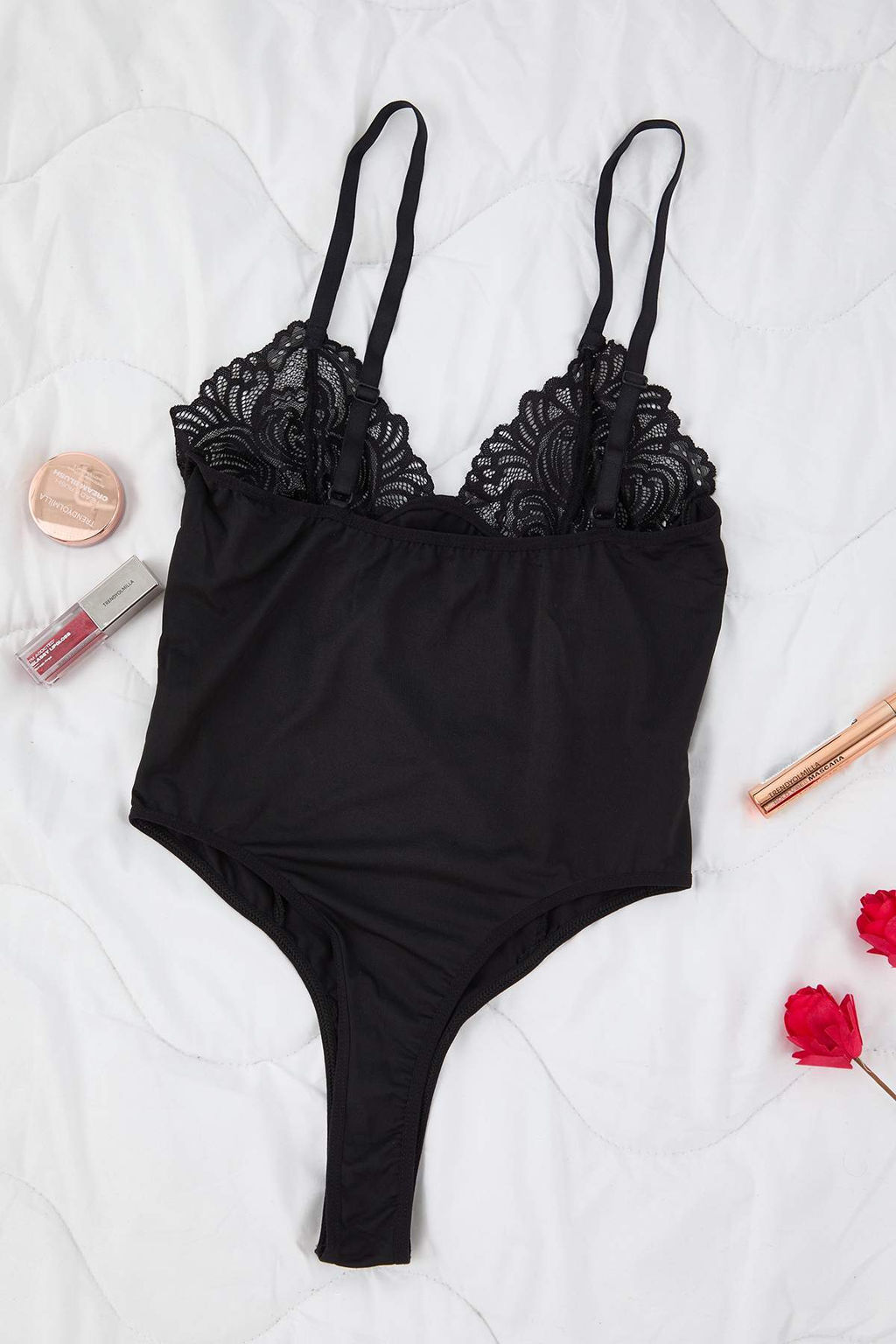 Siyah Suprem Fitted Duz Body THMAW26BD00011 - Trendyolmilla фото 7