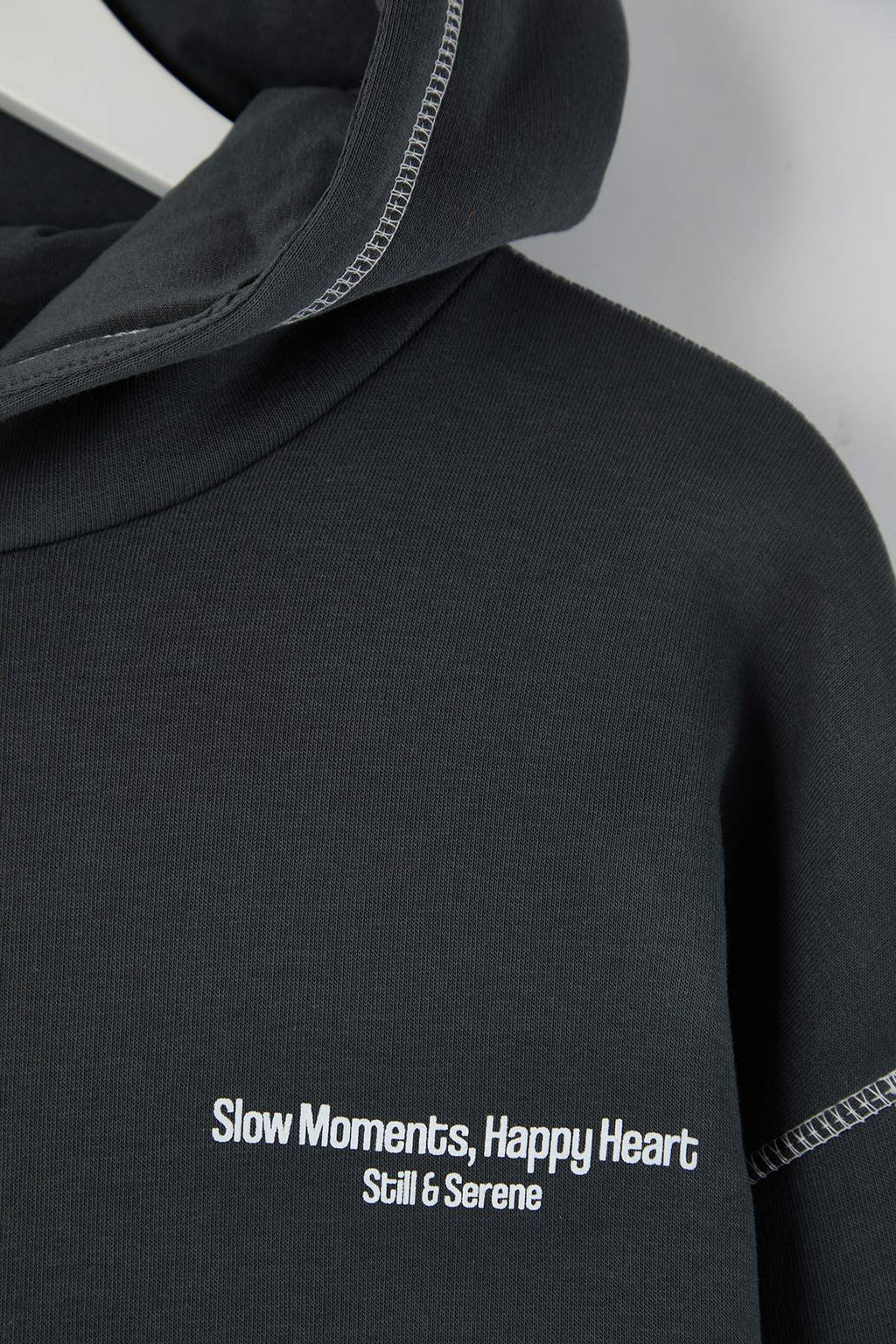 Teen Antrasit Orme Sweatshirt TWOAW26SW00173 - Trendyolmilla фото 2