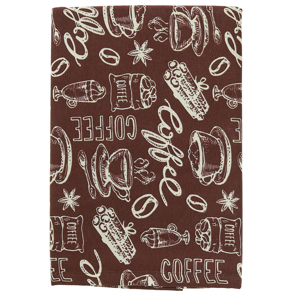 Скатерть 150х145см Эспрессо, вид 1, длина стола до 110см, на 4 персоны, рогожка (хлопок 100%) 171г/м2, упаковка классическая, пакет ПВХ 28х41см, Домашняя мода (Россия)  фото 3