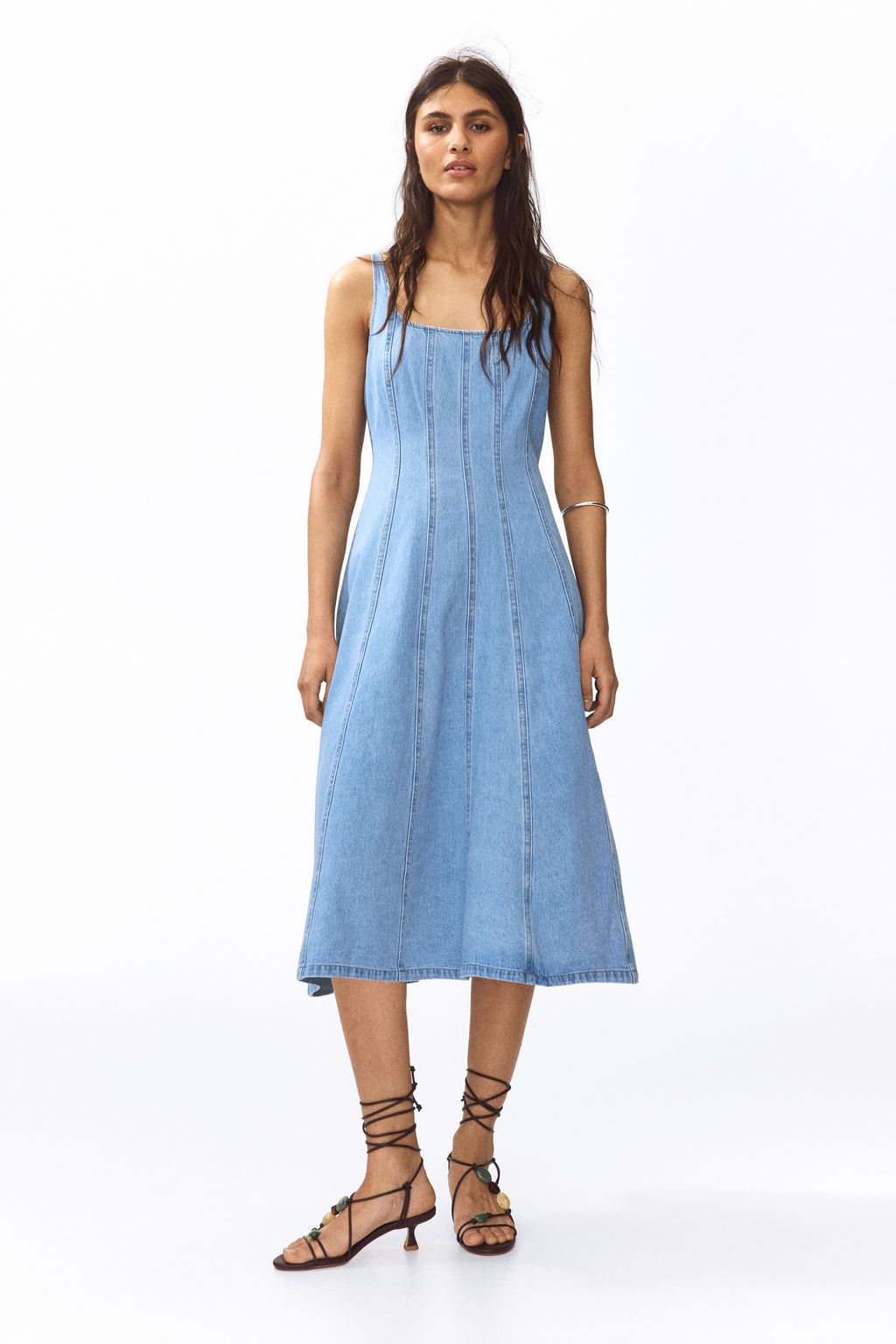 Vestido denim midi - H&m фото 6