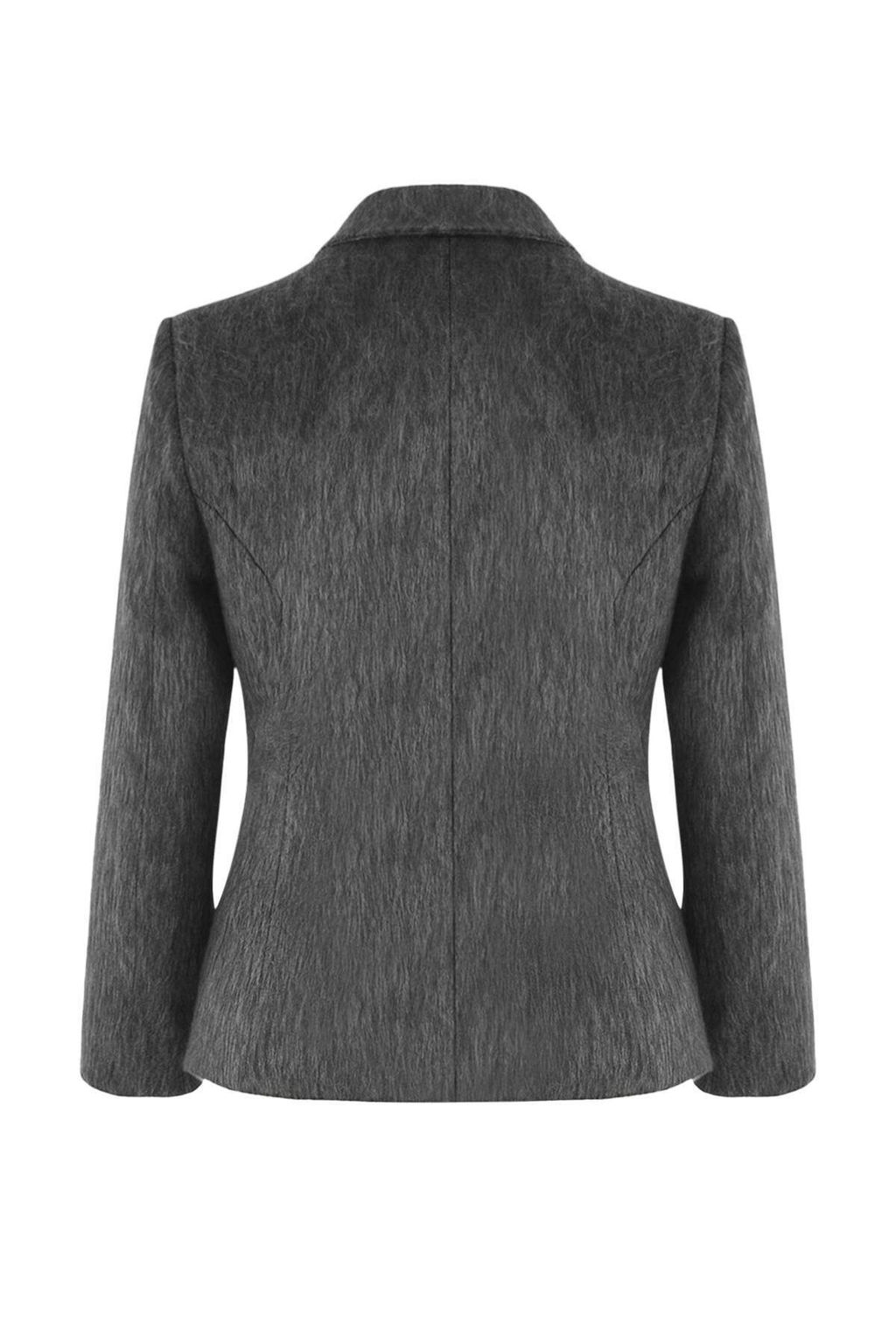 Antrasit Kase Bele Oturan/Fitted Blazer Ceket TWOAW26BC00026 - Trendyolmilla фото 6