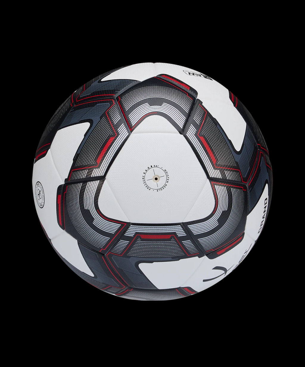 Мяч футбольный JOGEL Grand №5, белый  фото 5