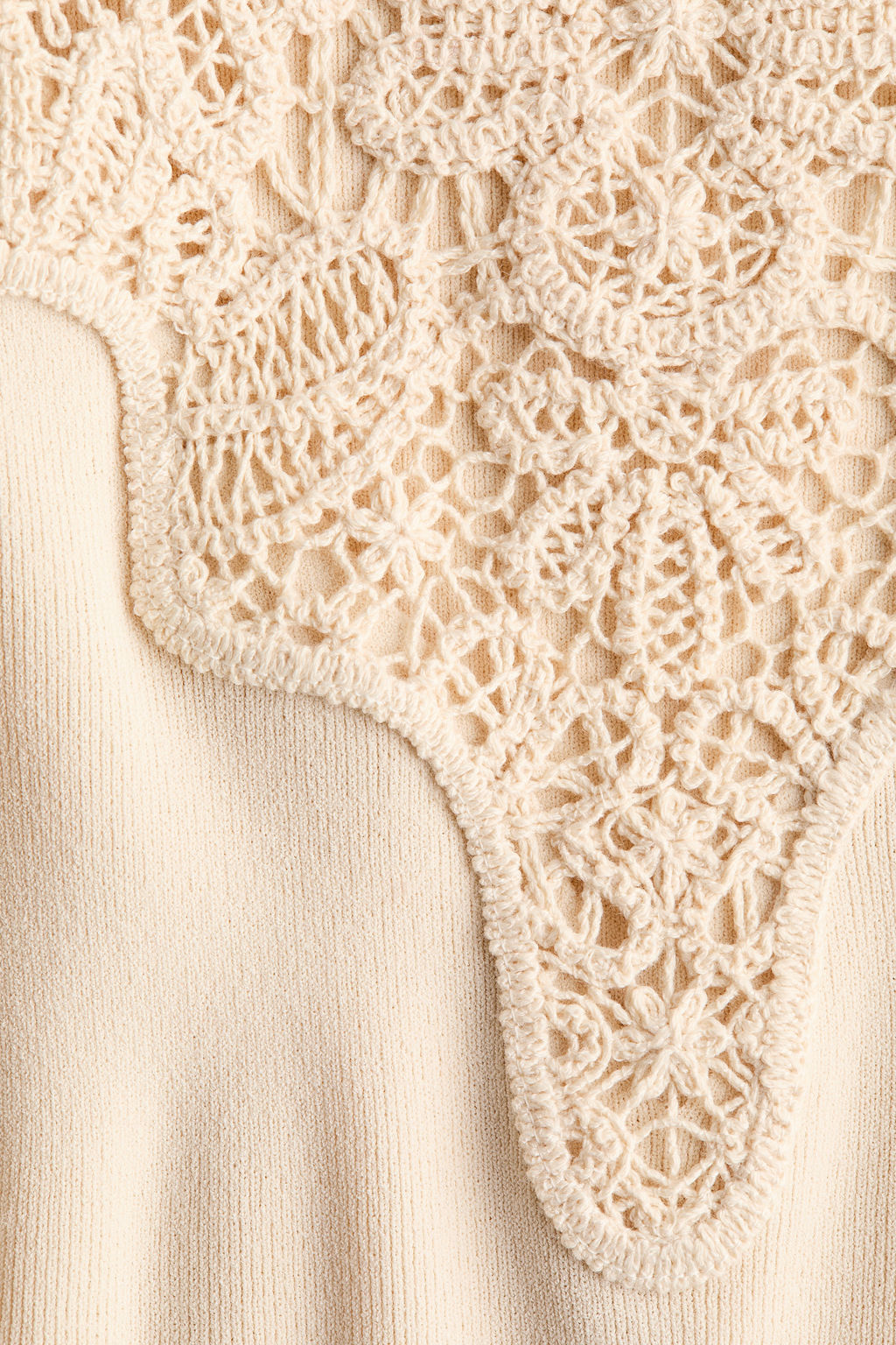 Top con detalles efecto crochet - H&m фото 4