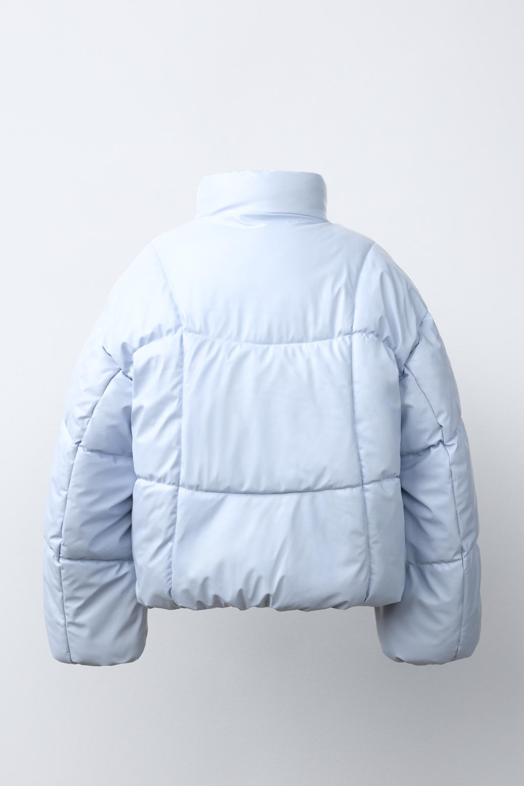 CAZADORA ACOLCHADA BRILLO WATER REPELLENT / Azul pastel - Zara фото 4