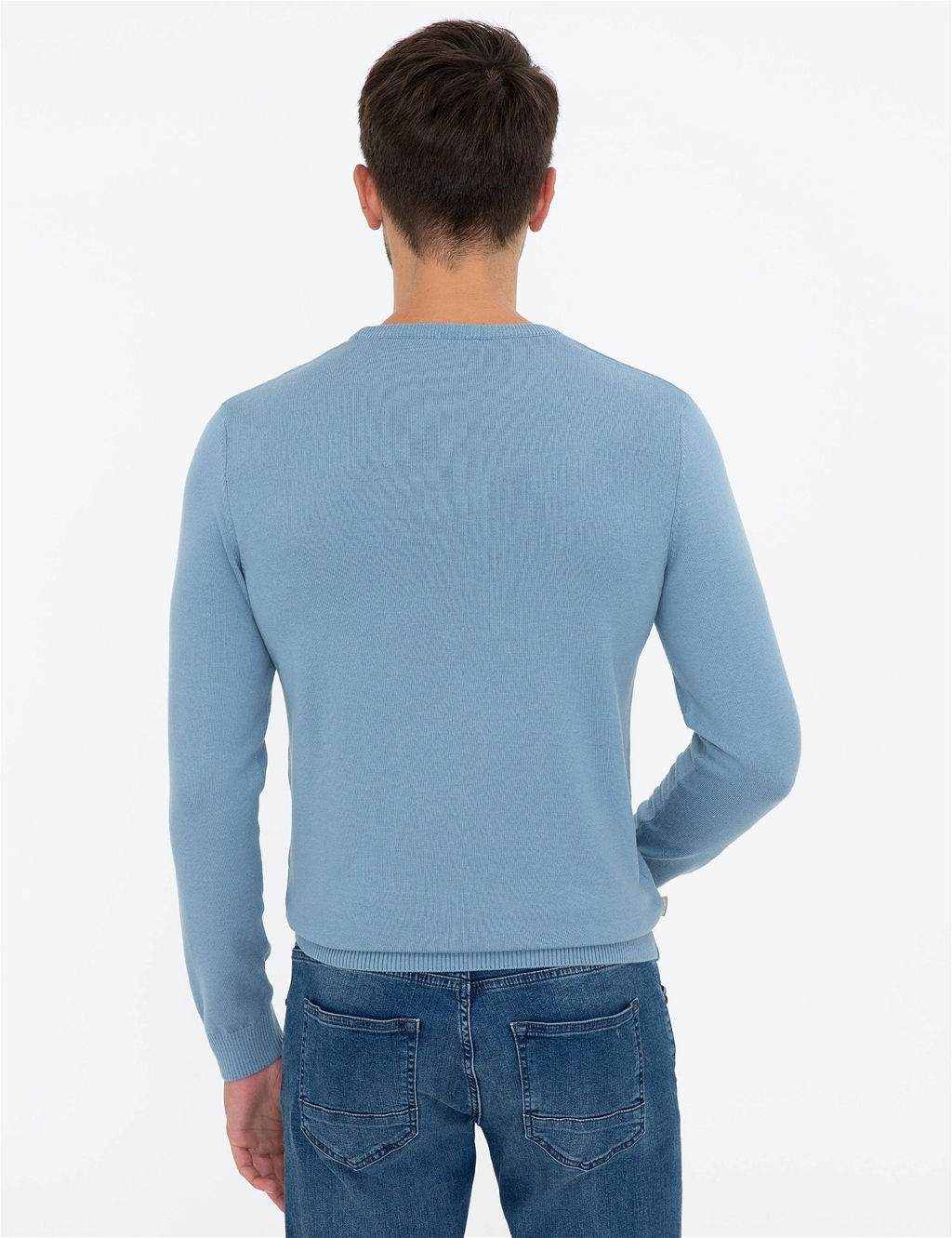 Mavi Slim Fit Bisiklet Yaka Basic Triko Kazak - Pierre cardin фото 4