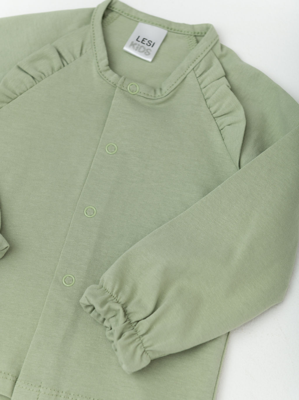 Кофта ясельная для девочки, бел/роз - Lesi kids фото 16