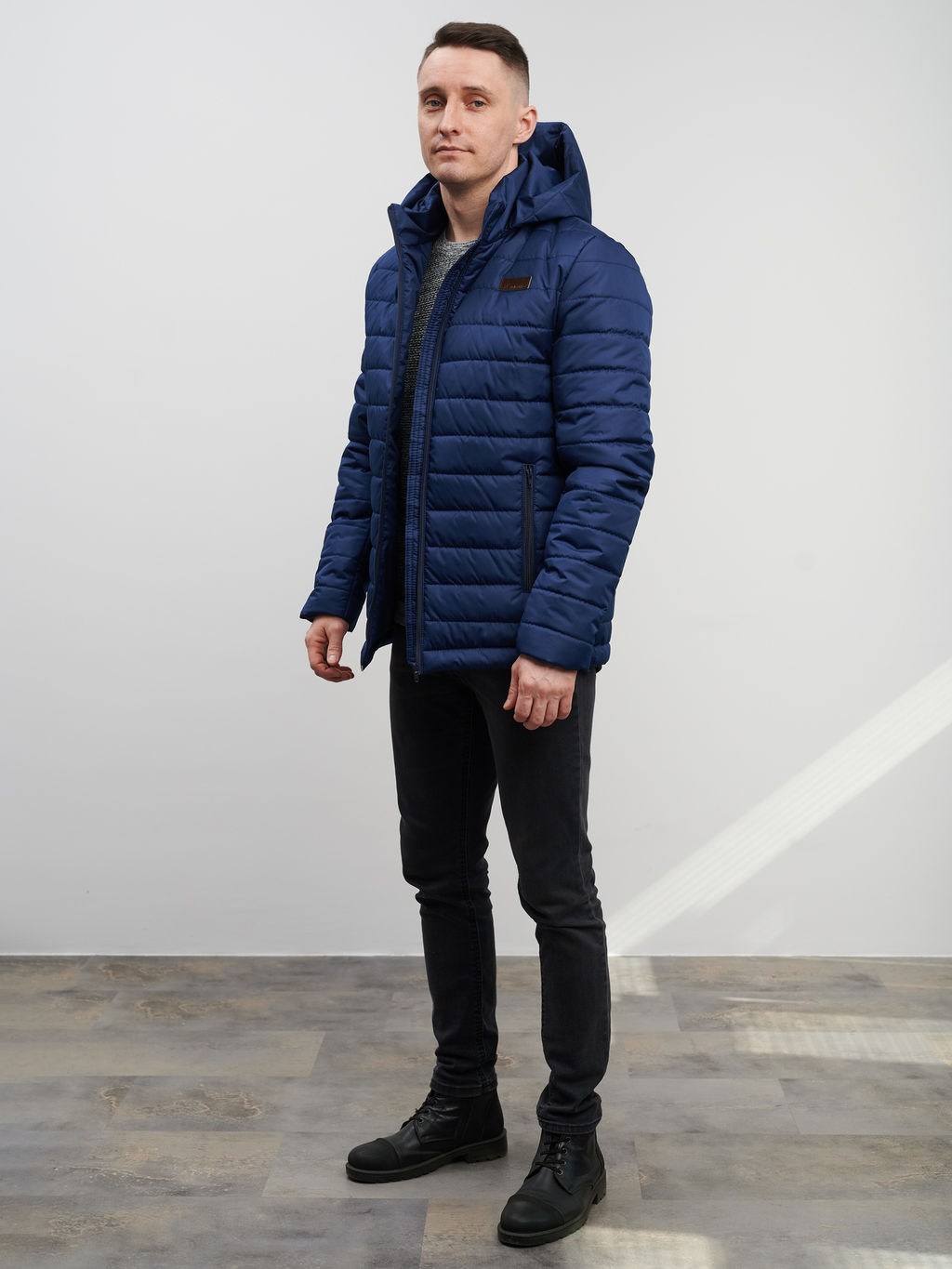 Мужская куртка "Фит" синий