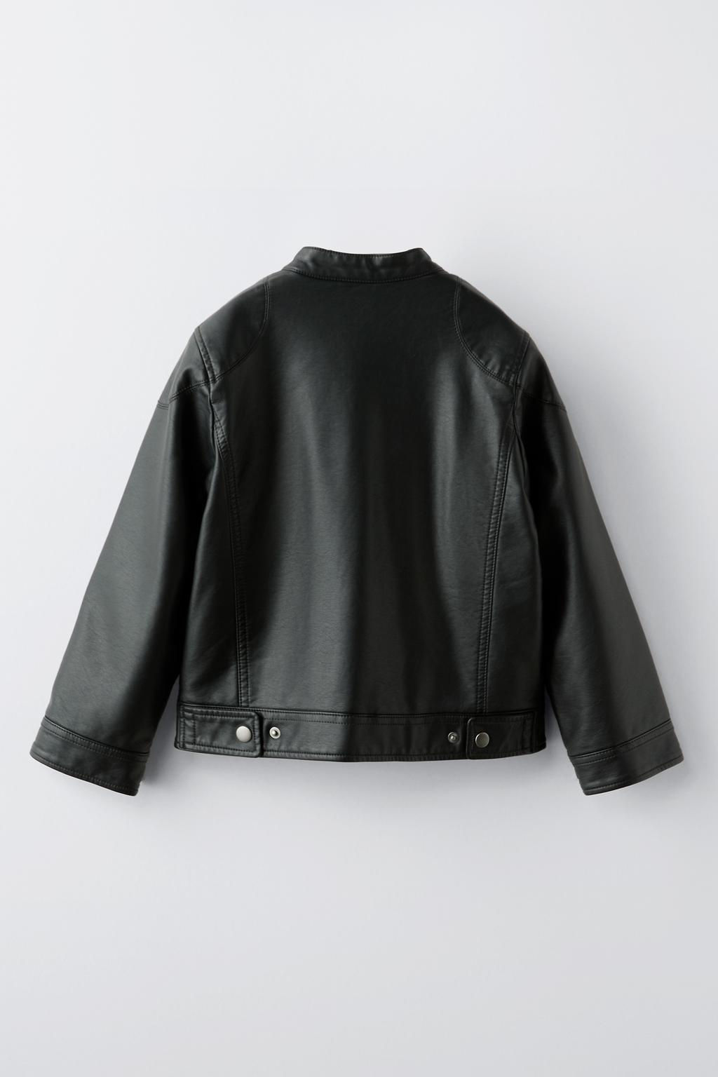FAUX LEATHER BIKER JACKET - Zara фото 2