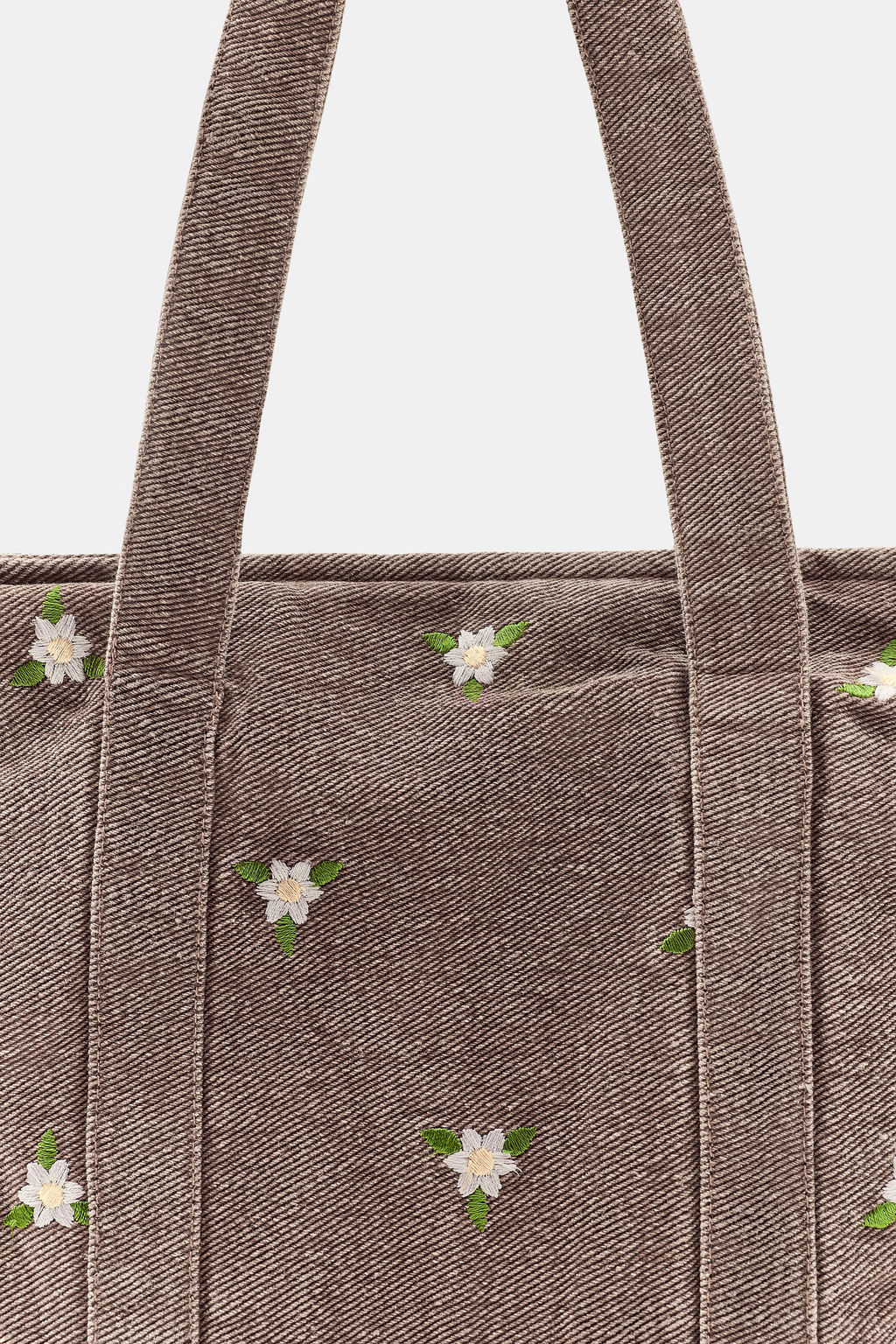 MINI BOLSO DENIM BORDADOS FLORES / Teja - Zara фото 5