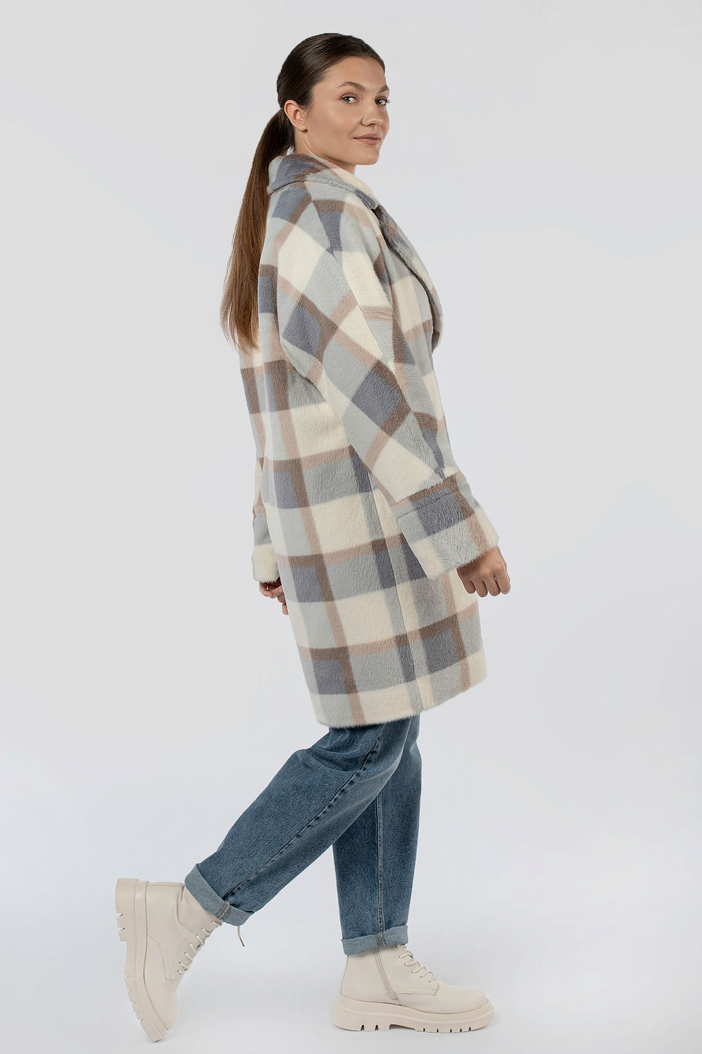 02-3181 Пальто женское утепленное - El podio фото 5