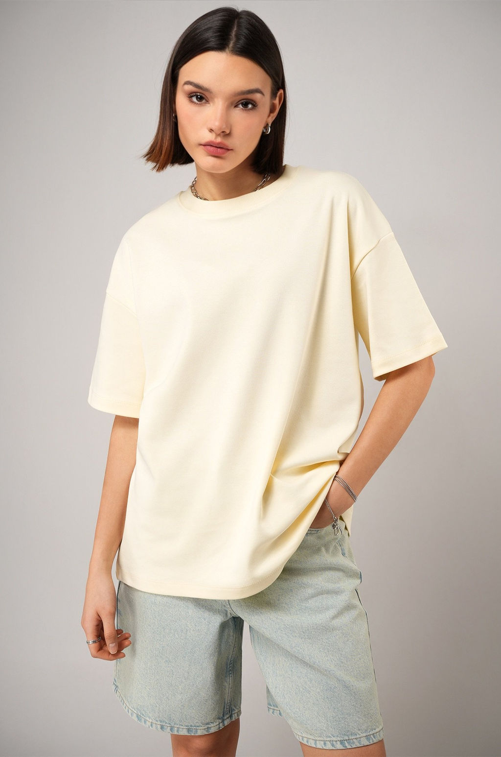 Женская футболка оверсайз Happyfox  фото 11