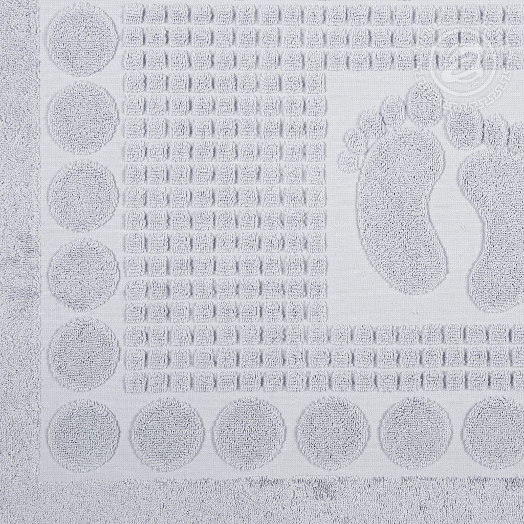 Полотенце махровое "Ножки" (серый) 50*70/1 шт. - 50*70 Махровые полотенца "Арт Дизайн" (Узбекистан)