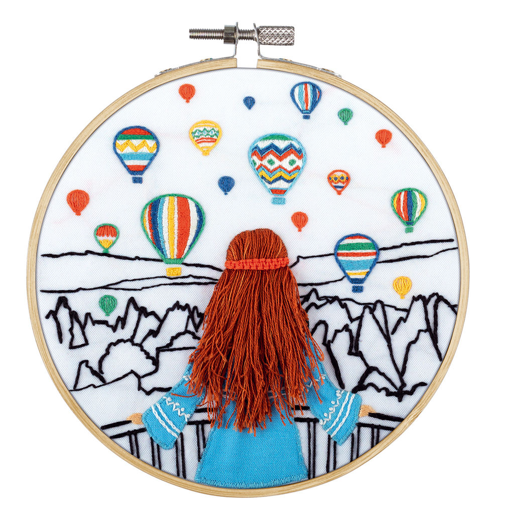 Набор для вышивания PANNA Живая картина JK-2348 Увидеть Каппадокию 15.5 х 15.5 см