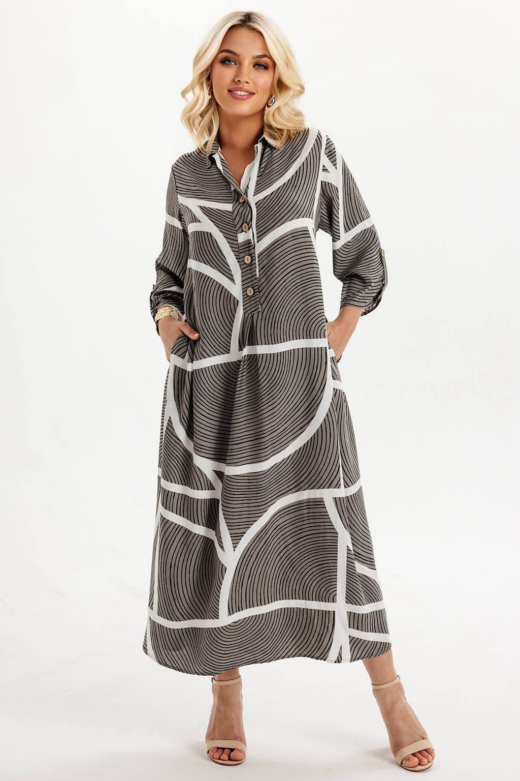 Платье 6145/06/Хаки