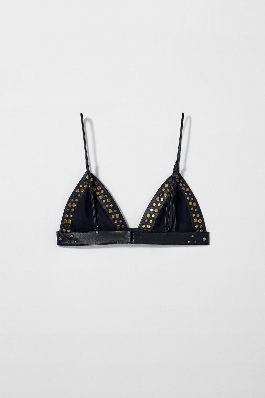 LEATHER STUDDED BRA KATE MOSS X ZARA  фото 3