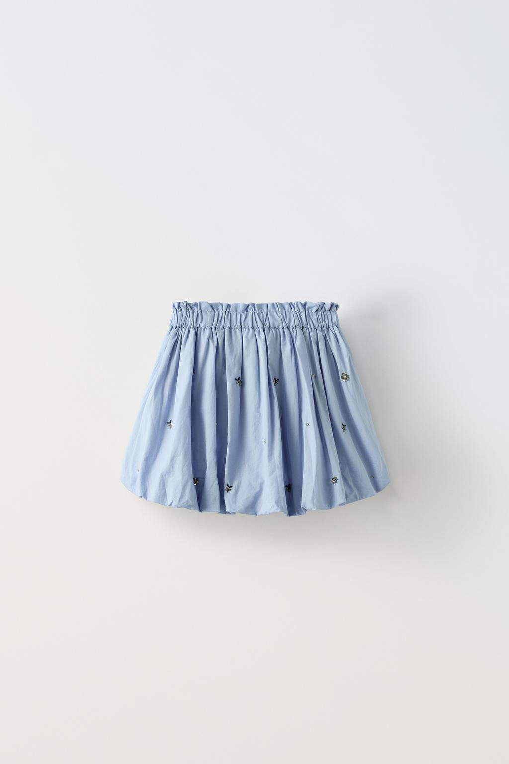 RHINESTONE BALLOON SKIRT - Zara фото 3