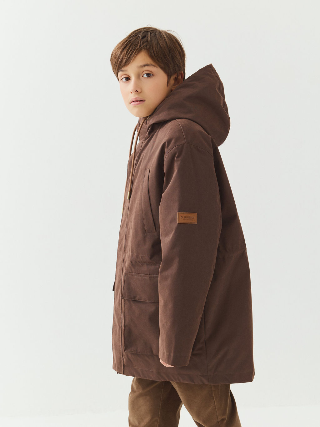 Парка демисезонная Шоколад 7+ - Bungly фото 9