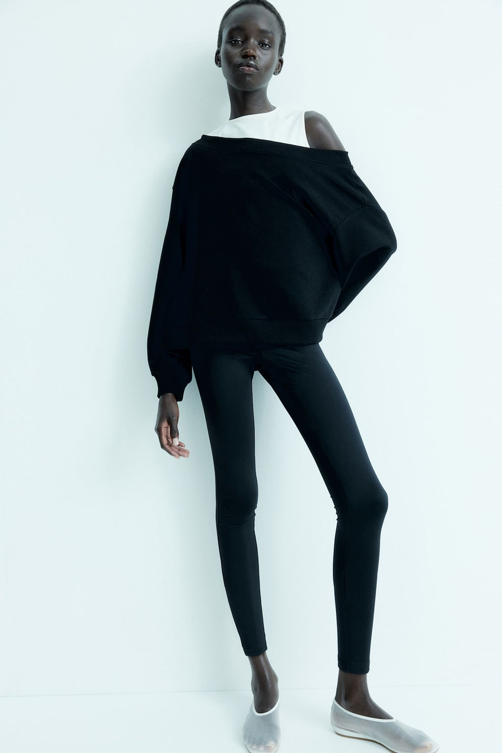 Cotton leggings - H&m фото 3
