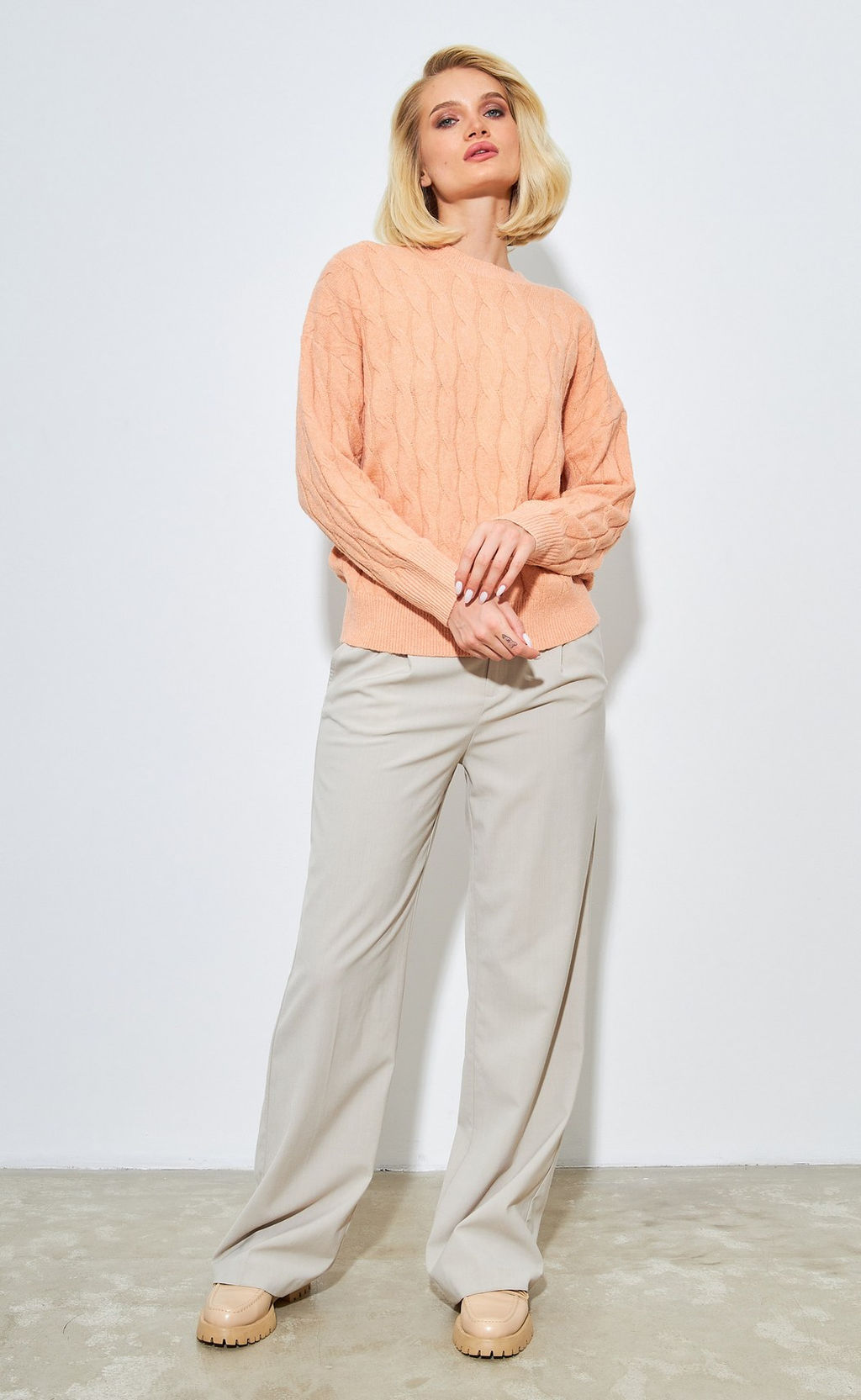 Джемпер женский F322-15133 персиковый - Fine joyce фото 10