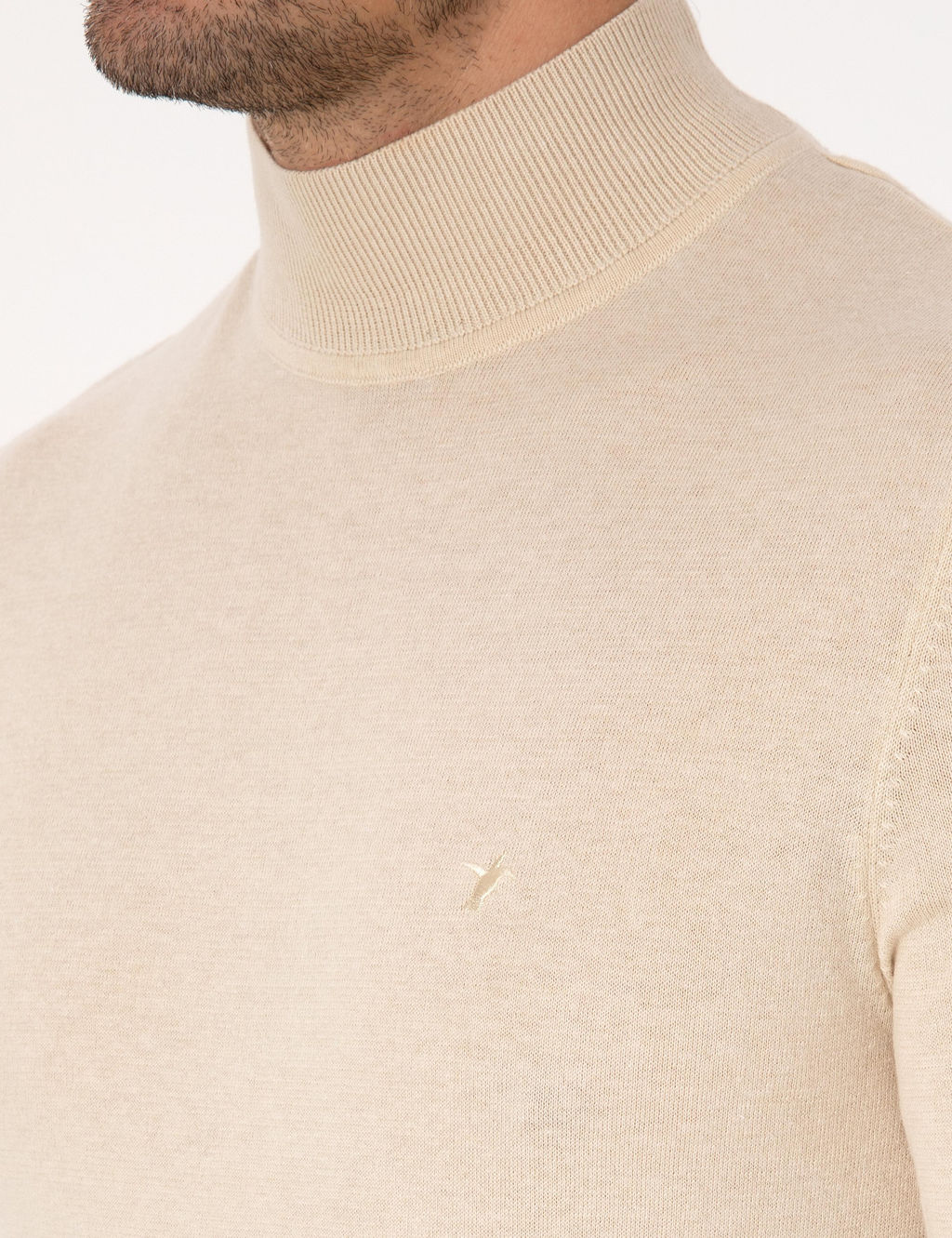 Bej Slim Fit Basic Kazak - Cacharel фото 7